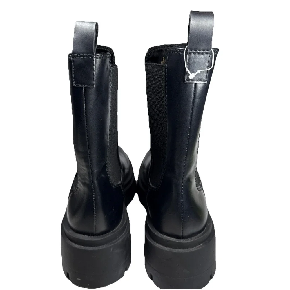 H&M chunky Chelsea boots in‎ black women size US 9 (EUR 40) Flaws